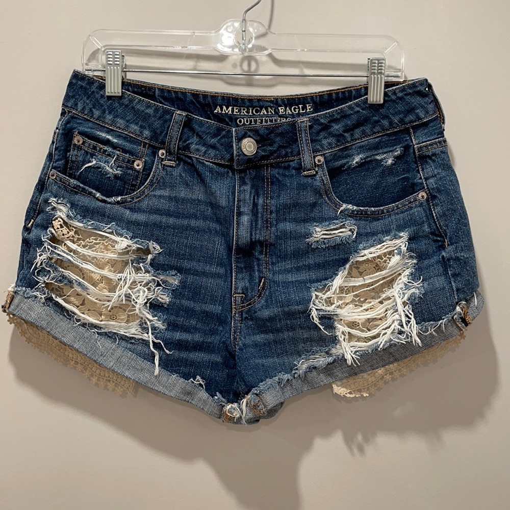 American Eagle Hi-rise Festival Shorts
